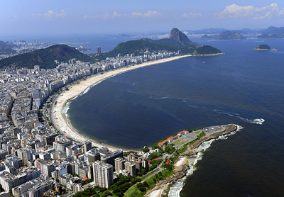 Brazil: Copacabana Beach in Rio de Janeiro