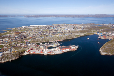 Nuuk Greenland Aerial View