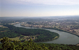 Chattaooga in Tennessee (from Lookbout Mountain)
